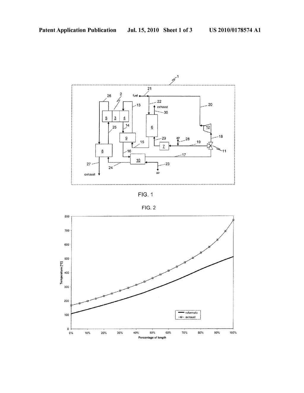 FUEL CELL SYSTEM WITH PARTIAL EXTERNAL REFORMING AND DIRECT INTERNAL REFORMING - diagram, schematic, and image 02