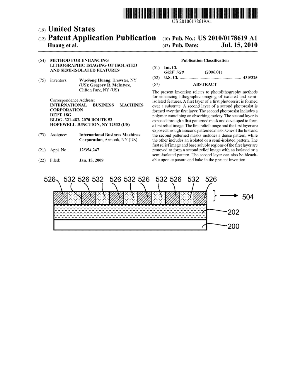 METHOD FOR ENHANCING LITHOGRAPHIC IMAGING OF ISOLATED AND SEMI-ISOLATED FEATURES - diagram, schematic, and image 01