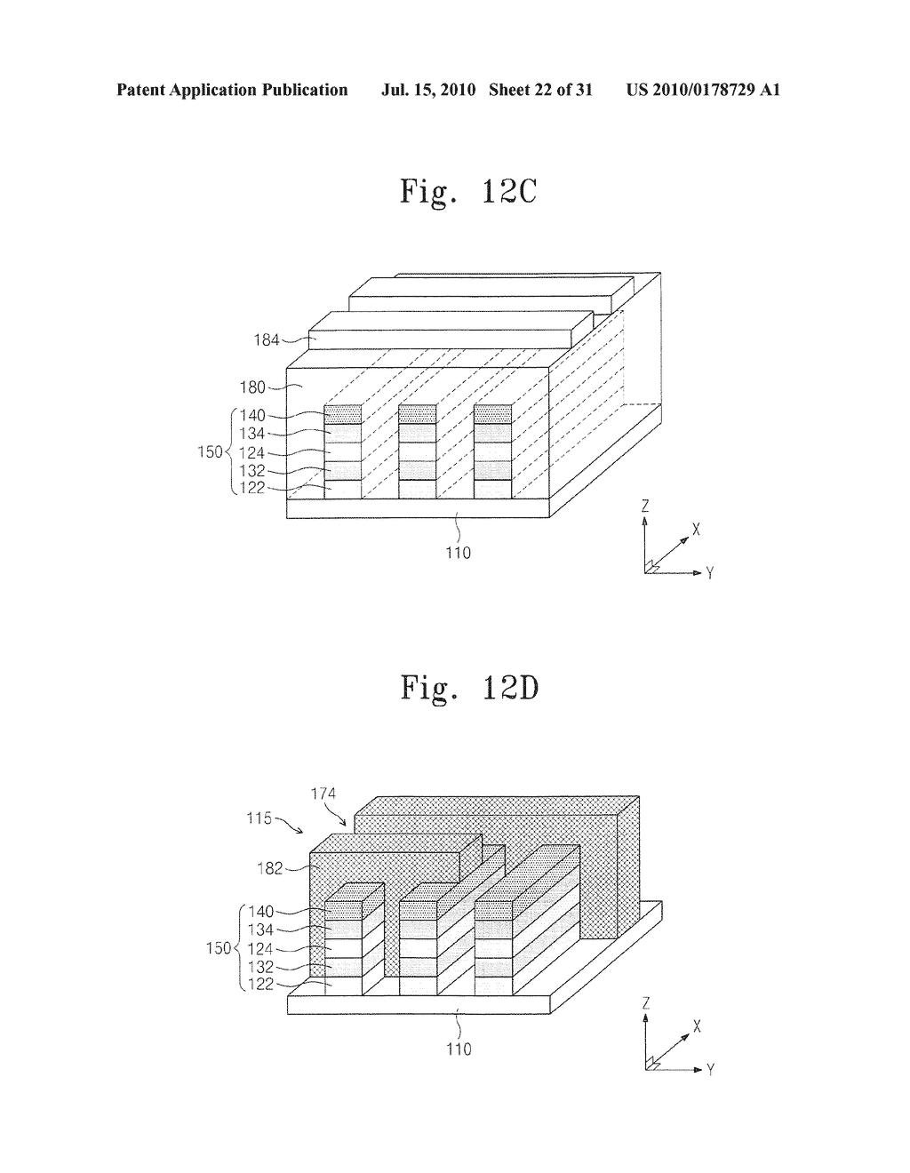 Resistance-Type Random Access Memory Device Having Three-Dimensional Bit Line and Word Line Patterning - diagram, schematic, and image 23