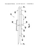 Jet propelled surfboard diagram and image