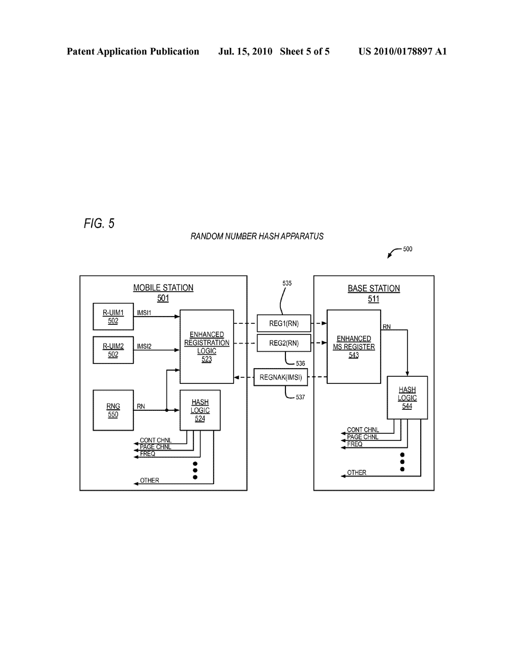 HASH KEY GENERATION APPARATUS AND METHOD FOR MULTIPLE CARDS COMMUNICATION SYSTEM - diagram, schematic, and image 06