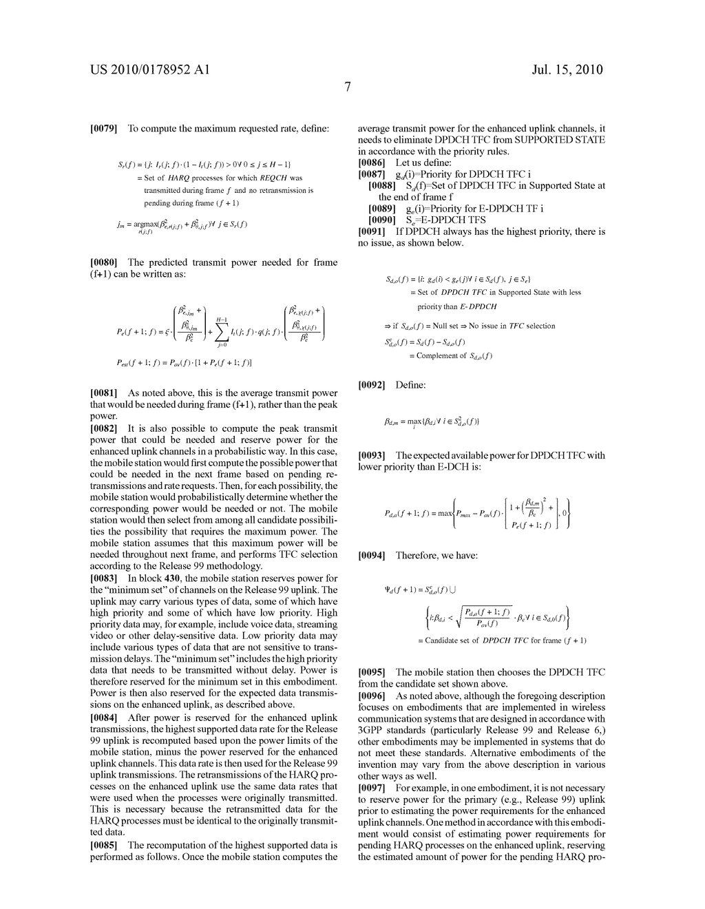 METHOD AND APPARATUS FOR UPLINK RATE SELECTION IN THE PRESENCE OF MULTIPLE TRANSPORT CHANNELS IN A WIRELESS COMMUNICATION SYSTEM - diagram, schematic, and image 12