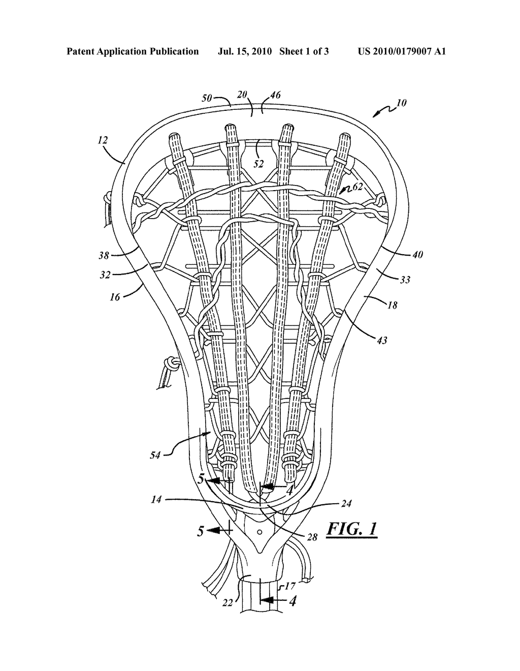 LACROSSE HEAD HAVING A BALL STOP PORTION WITH LOWERED BOTTOM SURFACE - diagram, schematic, and image 02