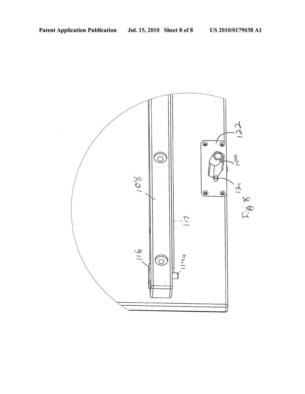 Ladder Barrel with Cam Lock - diagram, schematic, and image 09