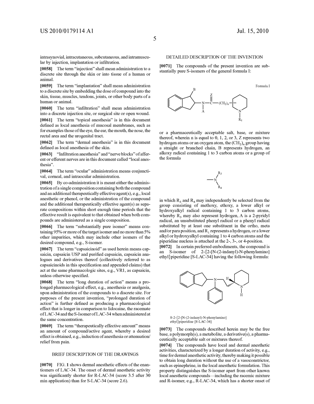 S-Isomer of 2- piperidine and Other Dermal Anesthetic Agents - diagram, schematic, and image 07