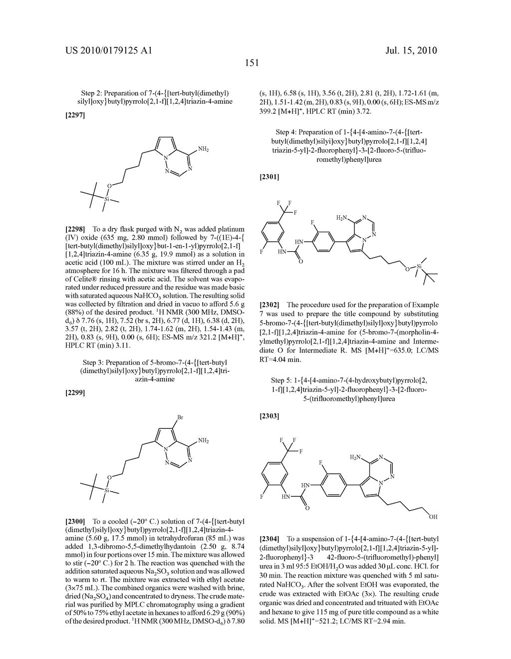 SUBSTITUTED 4-AMINO-PYRROLOTRIAZINE DERIVATIVES USEFUL FOR TREATING HYPER-PROLIFERATIVE DISORDERS AND DISEASES ASSOCIATED WITH ANGIOGENESIS - diagram, schematic, and image 152