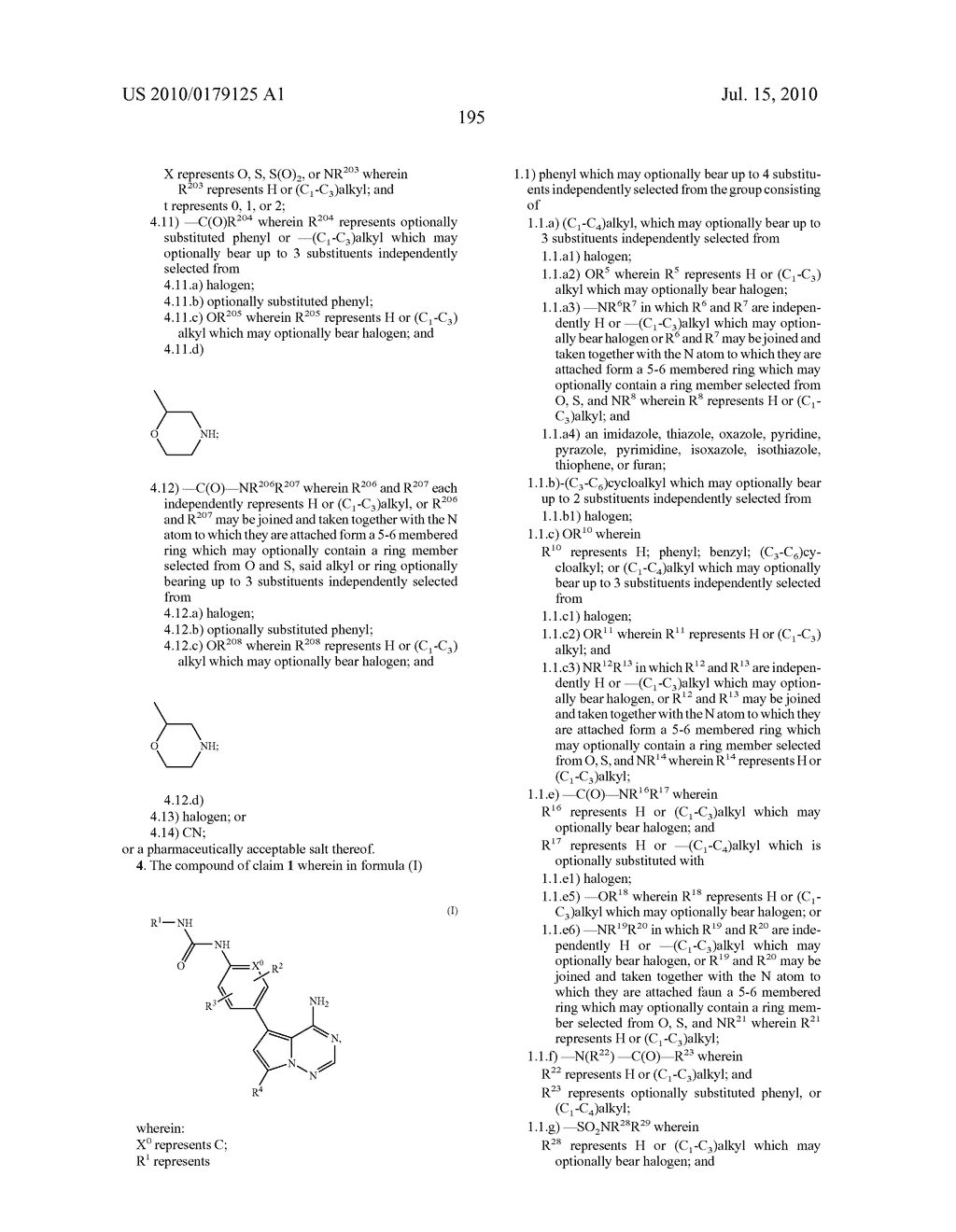 SUBSTITUTED 4-AMINO-PYRROLOTRIAZINE DERIVATIVES USEFUL FOR TREATING HYPER-PROLIFERATIVE DISORDERS AND DISEASES ASSOCIATED WITH ANGIOGENESIS - diagram, schematic, and image 196