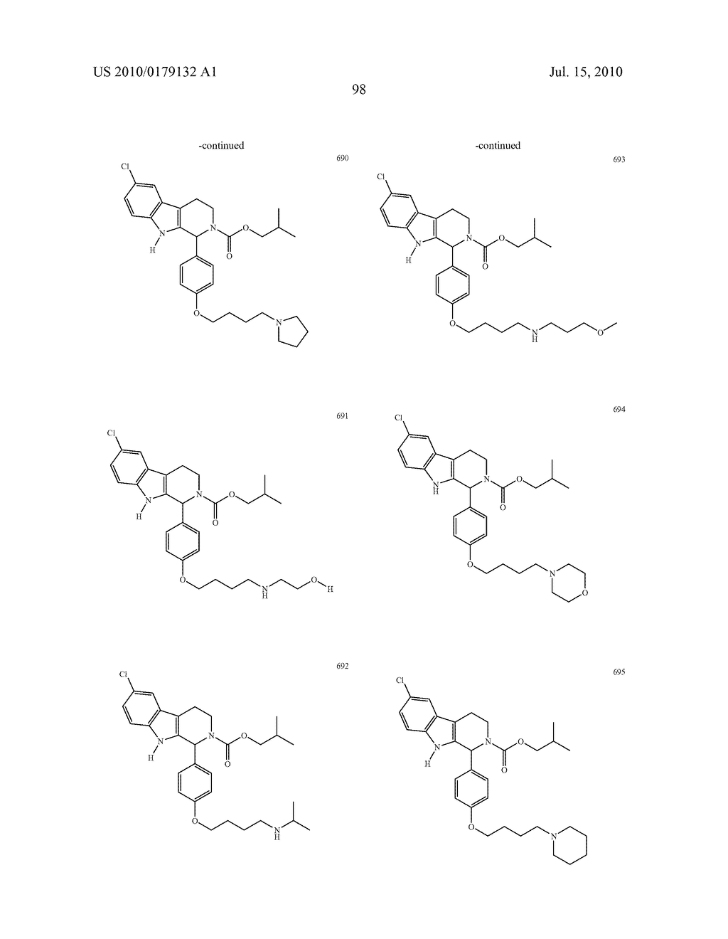 CARBOLINE DERIVATIVES USEFUL IN THE INHIBITION OF ANGIOGENESIS - diagram, schematic, and image 112