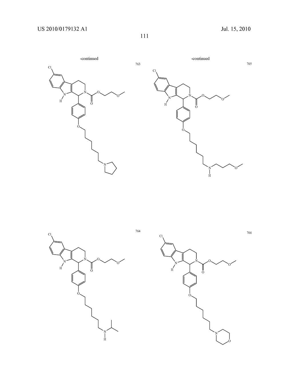 CARBOLINE DERIVATIVES USEFUL IN THE INHIBITION OF ANGIOGENESIS - diagram, schematic, and image 125