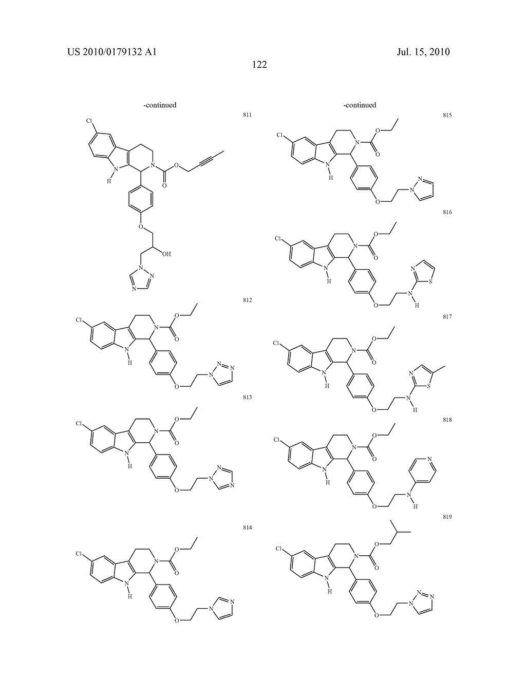 CARBOLINE DERIVATIVES USEFUL IN THE INHIBITION OF ANGIOGENESIS - diagram, schematic, and image 136