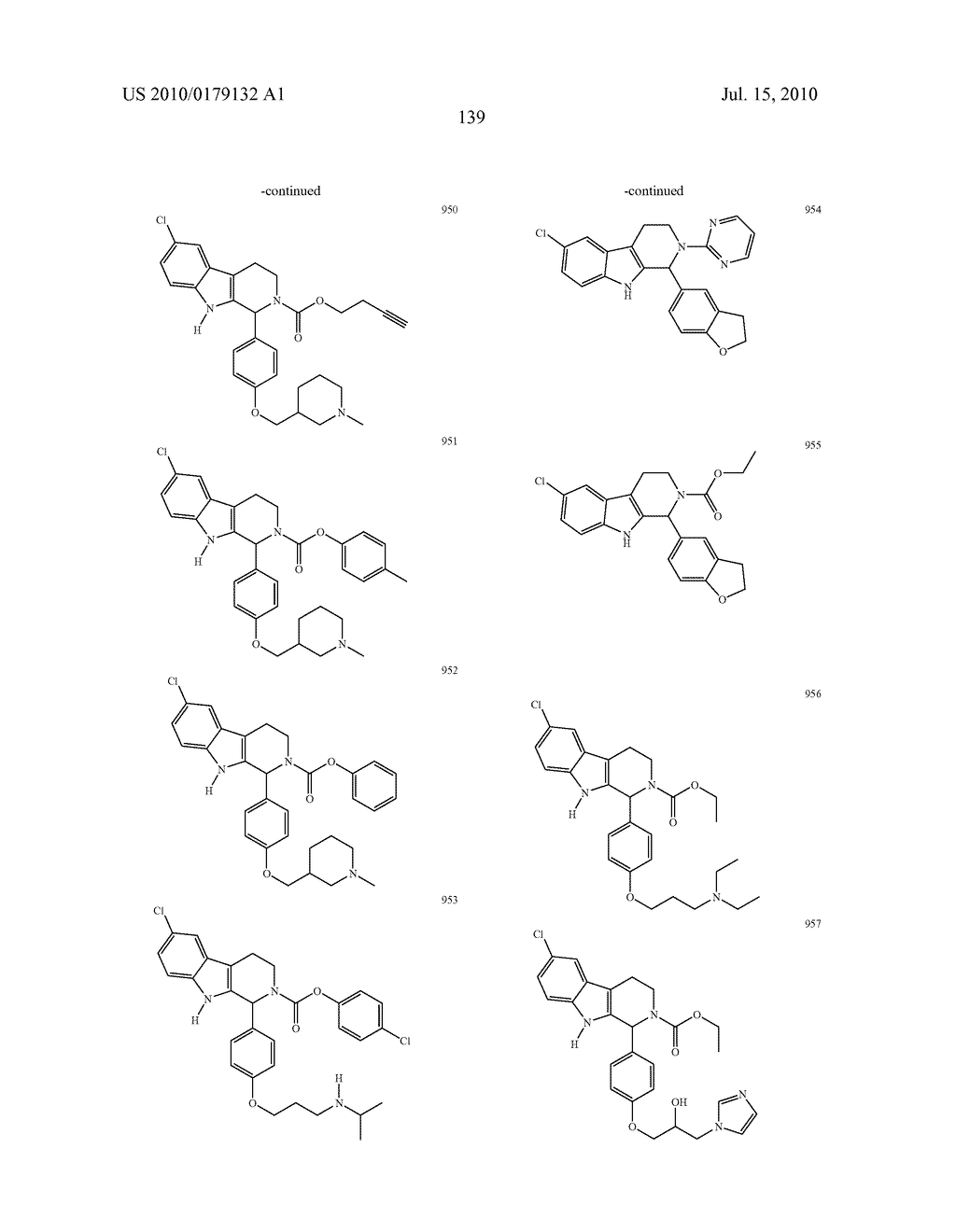 CARBOLINE DERIVATIVES USEFUL IN THE INHIBITION OF ANGIOGENESIS - diagram, schematic, and image 153