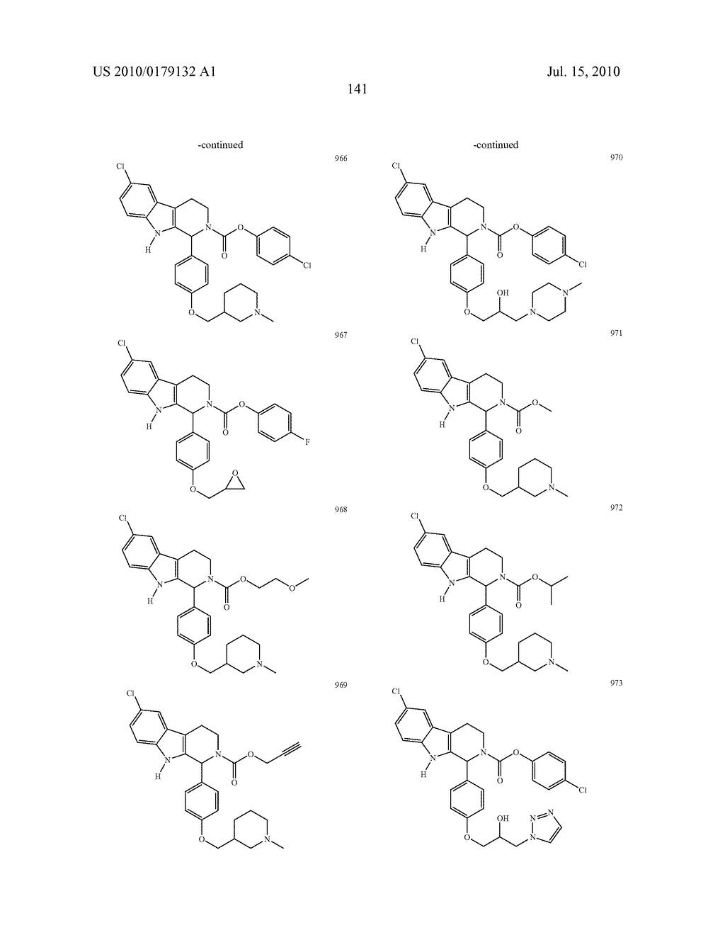 CARBOLINE DERIVATIVES USEFUL IN THE INHIBITION OF ANGIOGENESIS - diagram, schematic, and image 155