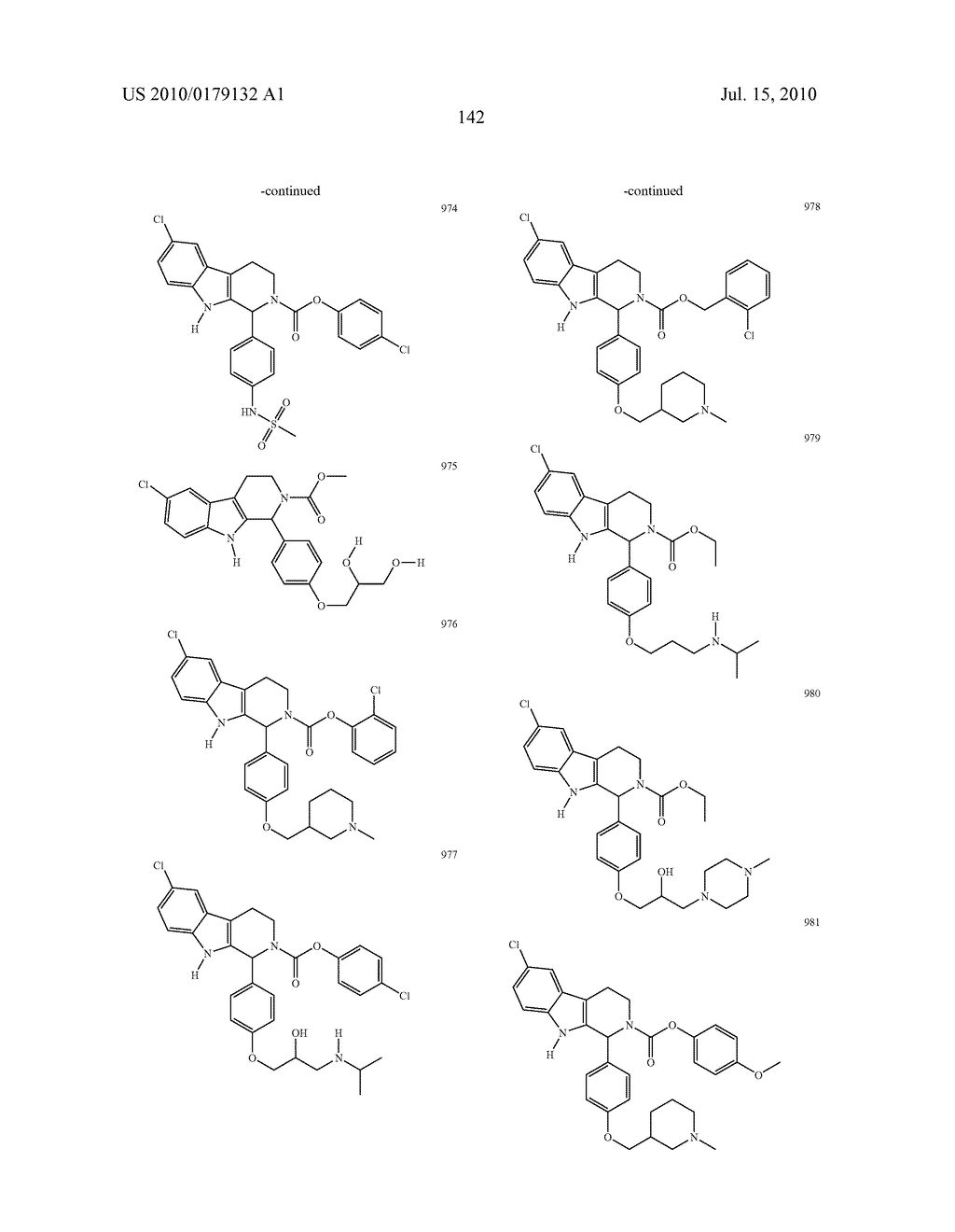 CARBOLINE DERIVATIVES USEFUL IN THE INHIBITION OF ANGIOGENESIS - diagram, schematic, and image 156