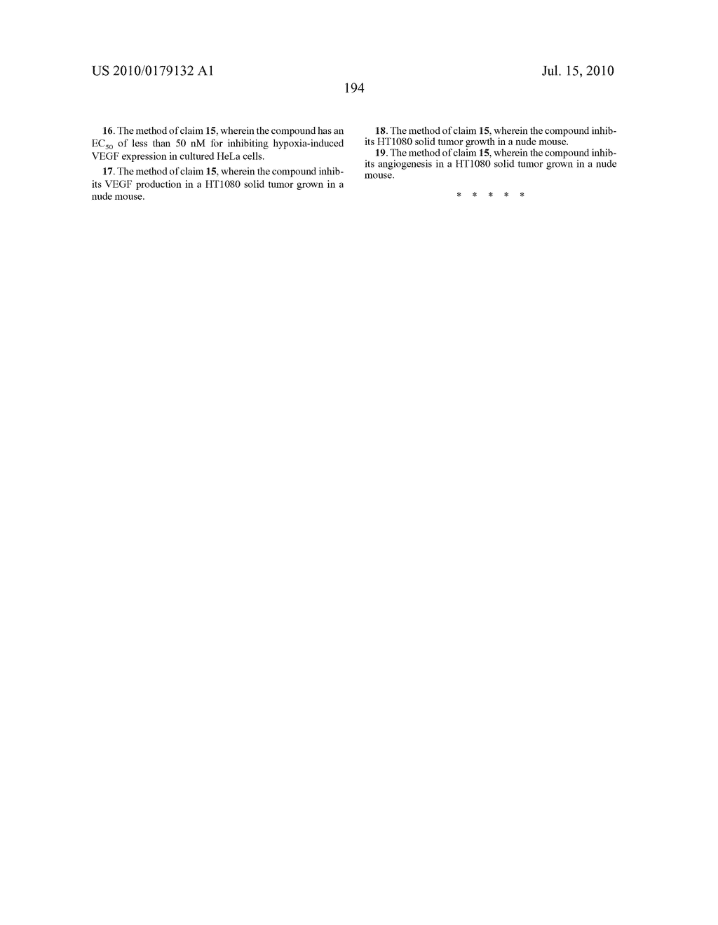 CARBOLINE DERIVATIVES USEFUL IN THE INHIBITION OF ANGIOGENESIS - diagram, schematic, and image 208