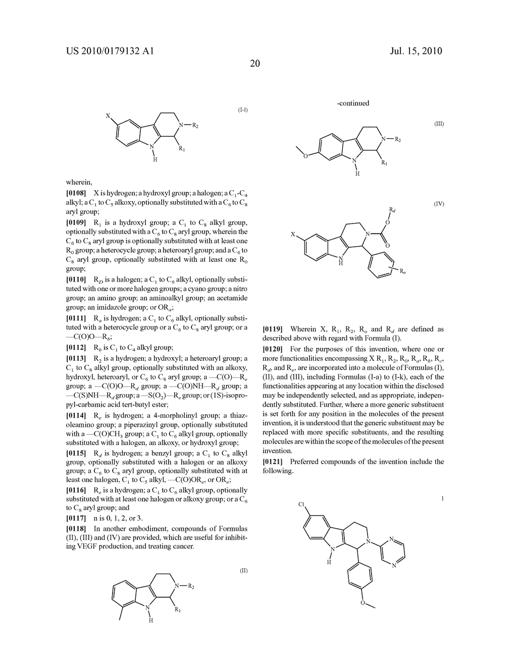 CARBOLINE DERIVATIVES USEFUL IN THE INHIBITION OF ANGIOGENESIS - diagram, schematic, and image 34