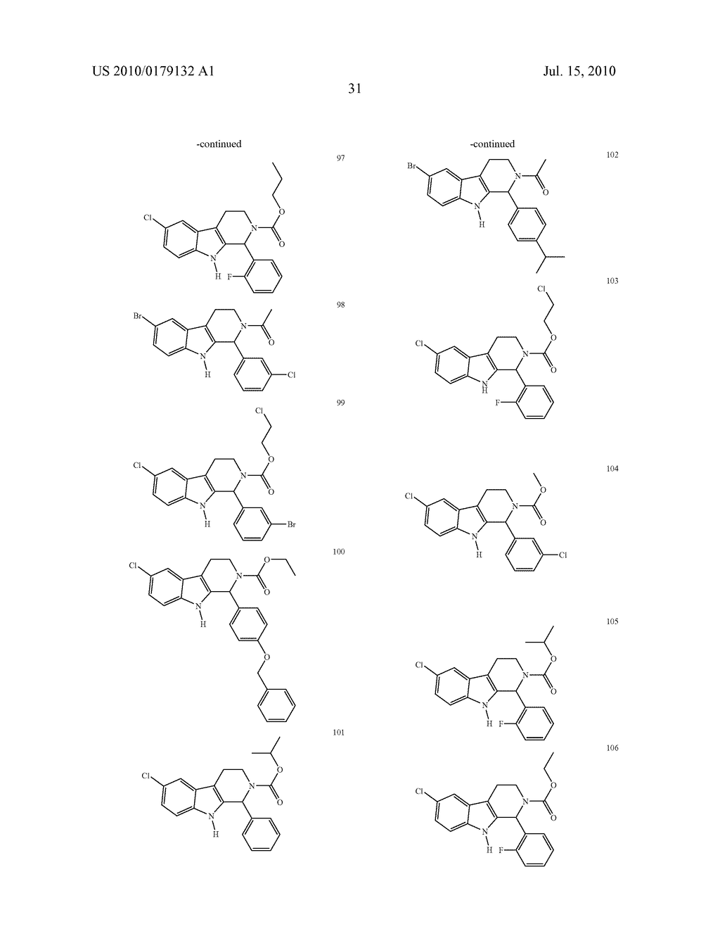 CARBOLINE DERIVATIVES USEFUL IN THE INHIBITION OF ANGIOGENESIS - diagram, schematic, and image 45