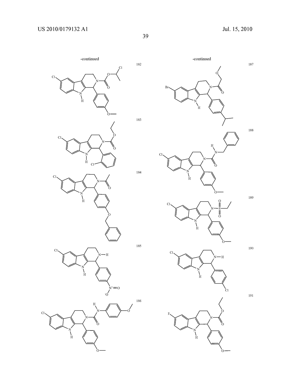 CARBOLINE DERIVATIVES USEFUL IN THE INHIBITION OF ANGIOGENESIS - diagram, schematic, and image 53