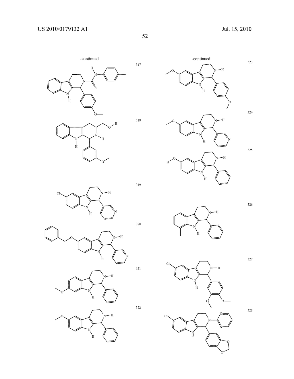 CARBOLINE DERIVATIVES USEFUL IN THE INHIBITION OF ANGIOGENESIS - diagram, schematic, and image 66