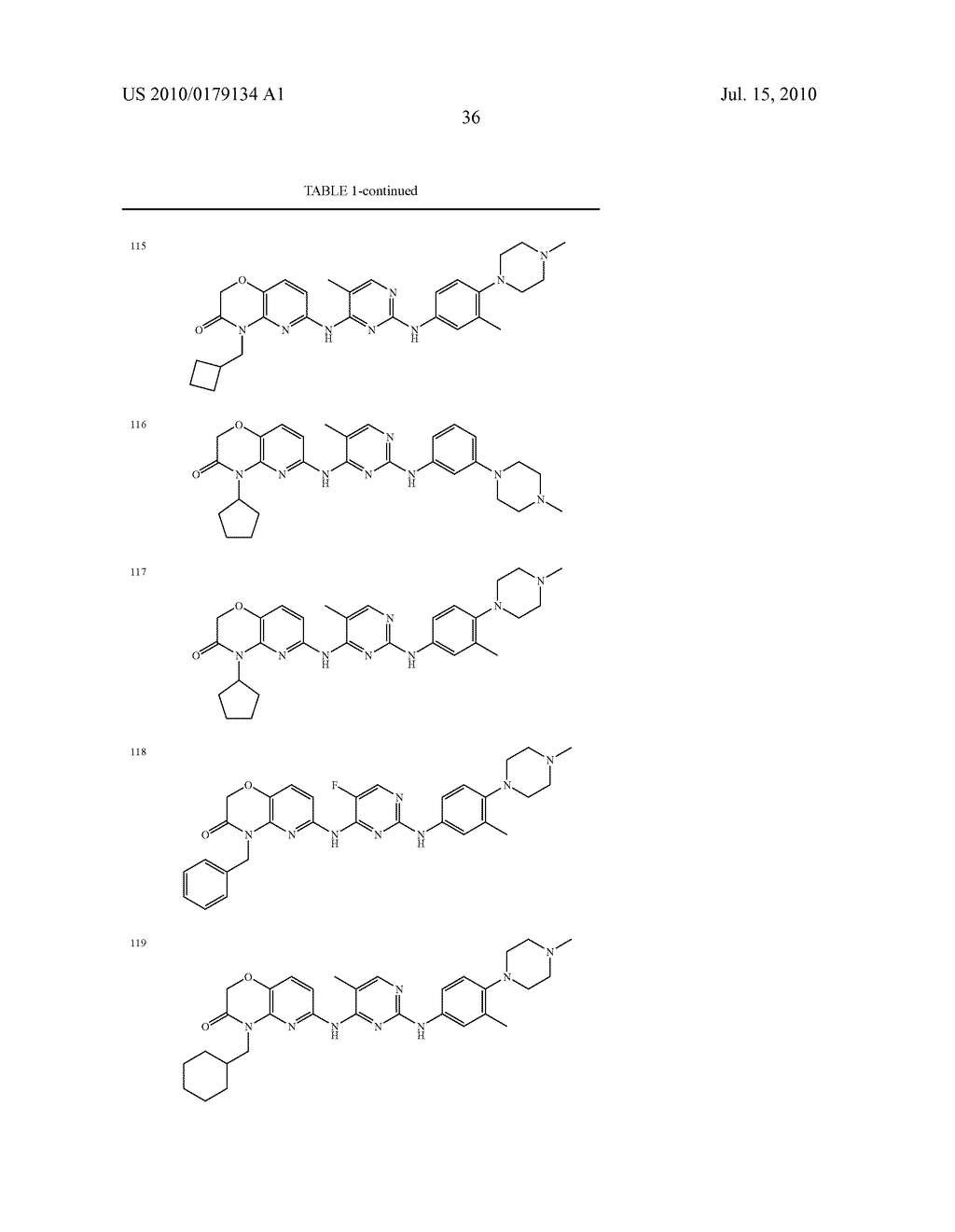 PYRIMIDINEDIAMINE KINASE INHIBITORS - diagram, schematic, and image 37