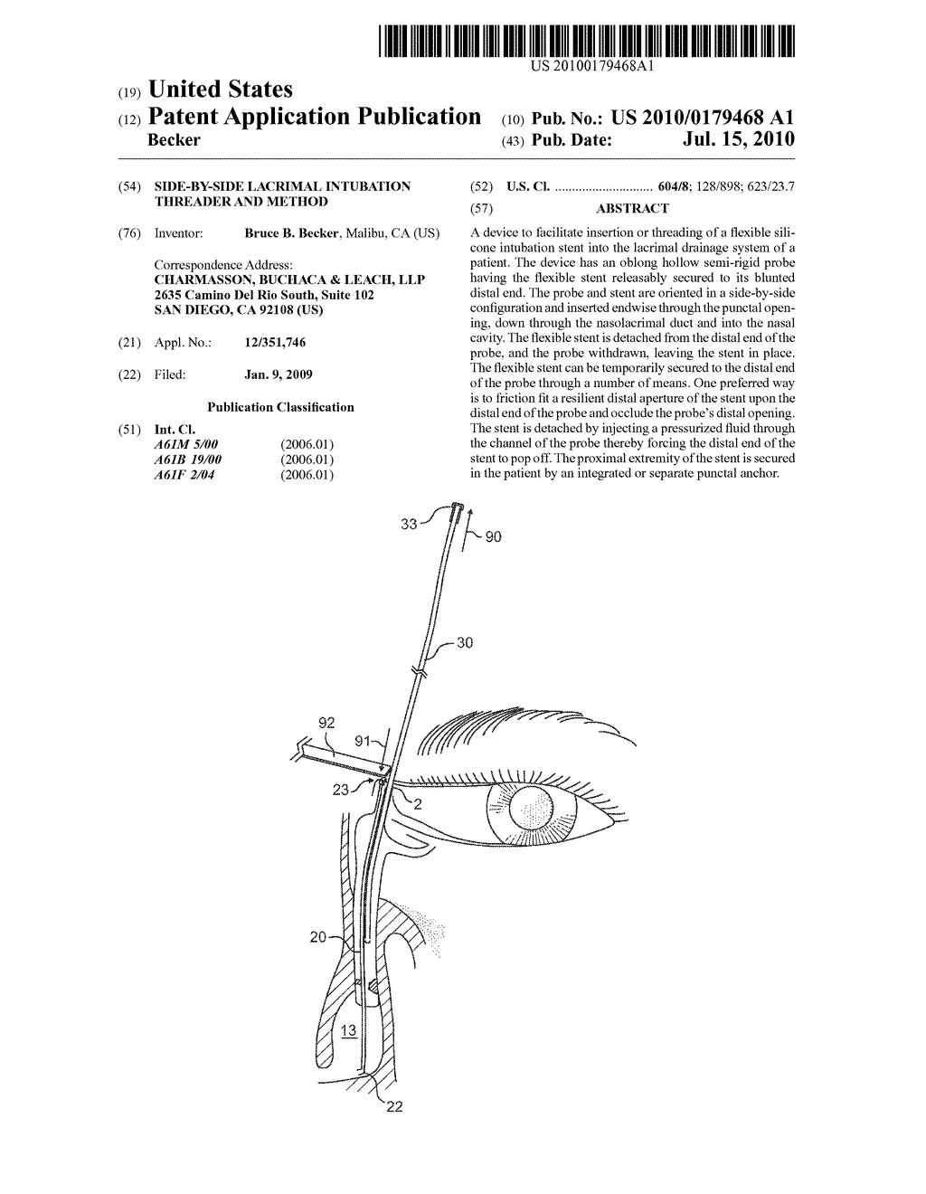 Side-by-side lacrimal intubation threader and method - diagram, schematic, and image 01