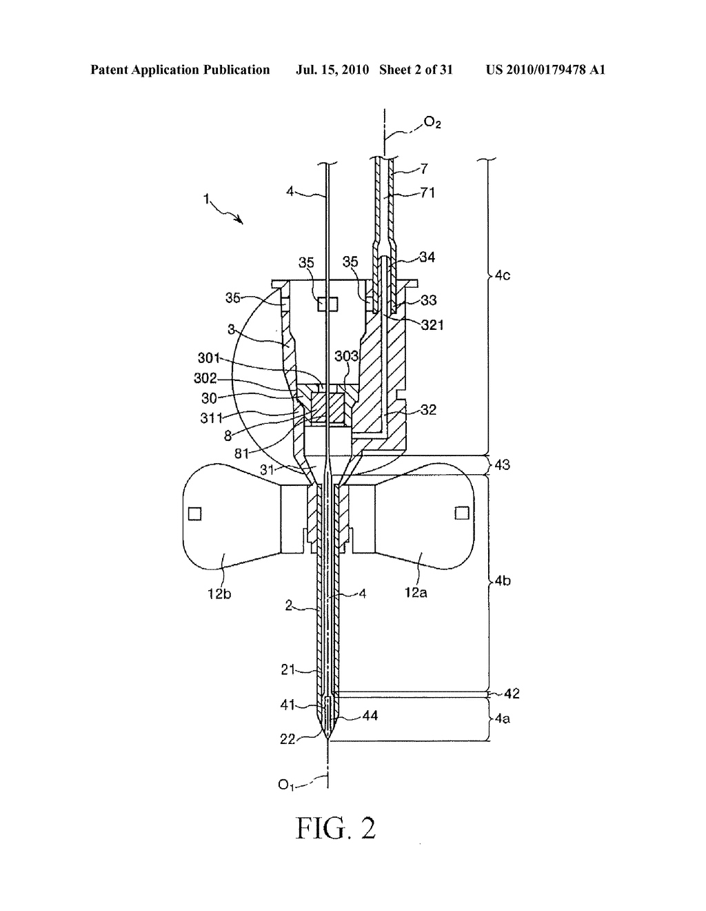 METHOD OF PRODUCING INDWELLING NEEDLE ASSEMBLY AND INDWELLING NEEDLE ASSEMBLY - diagram, schematic, and image 03