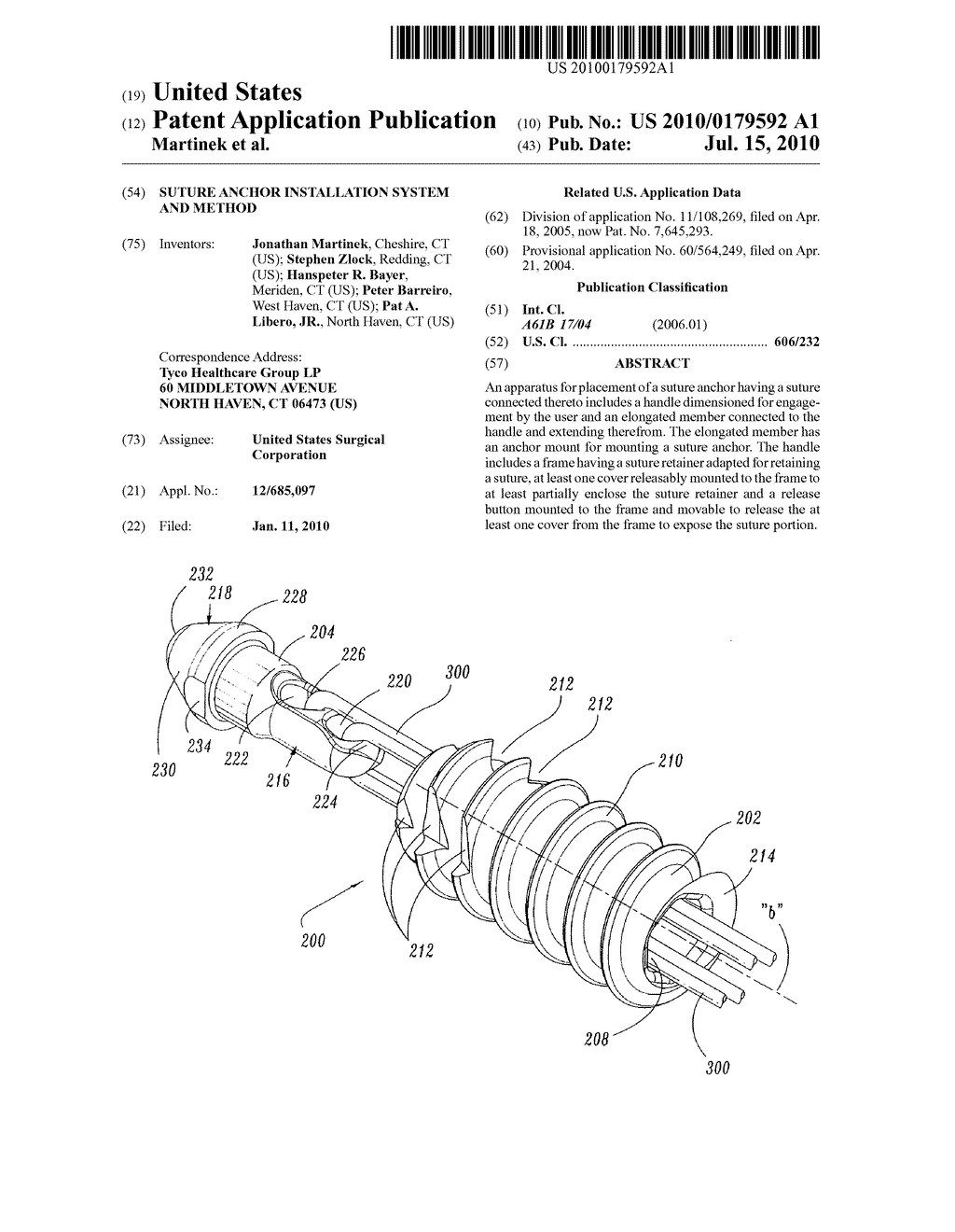 SUTURE ANCHOR INSTALLATION SYSTEM AND METHOD - diagram, schematic, and image 01