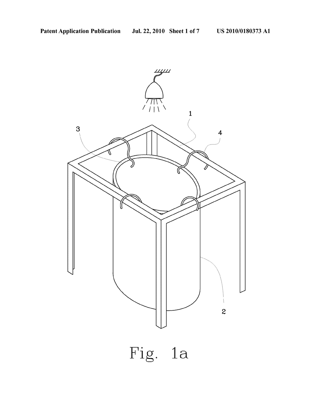 Portable Bathtub Used in a Shower Room - diagram, schematic, and image 02