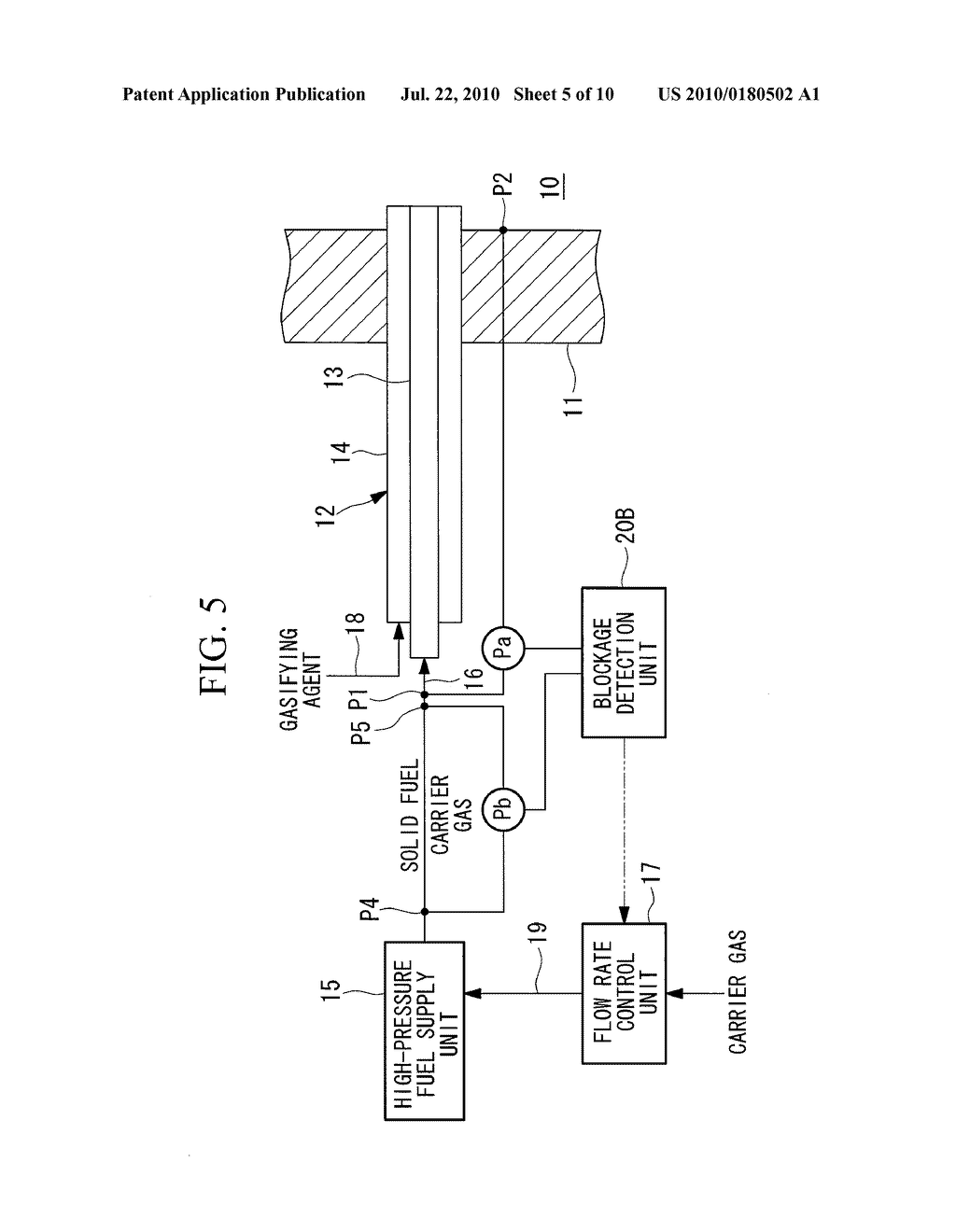 BURNER FOR HIGHLY CAKING COAL, AND GASIFIER - diagram, schematic, and image 06