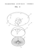 PILEUS-GILLS TYPE HELIUM CONDENSER AND APPARATUS INCLUDING THE SAME diagram and image