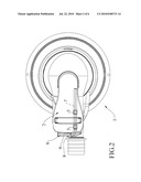 LEVER WITH HOUSING FOR SERVICE TOOL SUITABLE FOR MOUNTING AND DISMANTLING ACCESSORIES diagram and image