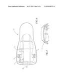 LEVER WITH HOUSING FOR SERVICE TOOL SUITABLE FOR MOUNTING AND DISMANTLING ACCESSORIES diagram and image