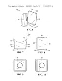 Tooth for a circular saw or mower drum diagram and image