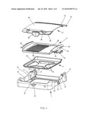 LIFTING-COVER TYPE FRYING-ROASTING DEVICE diagram and image