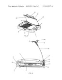 LIFTING-COVER TYPE FRYING-ROASTING DEVICE diagram and image