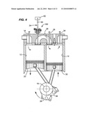 Seating control device for a valve for a split-cycle engine diagram and image