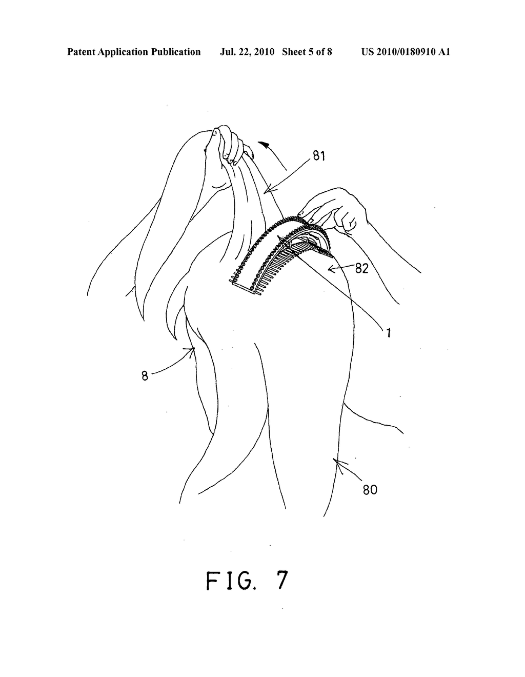 Hair styling device - diagram, schematic, and image 06