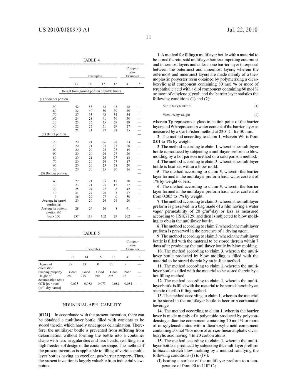 Method for Filling Into Multilayer Bottle - diagram, schematic, and image 12