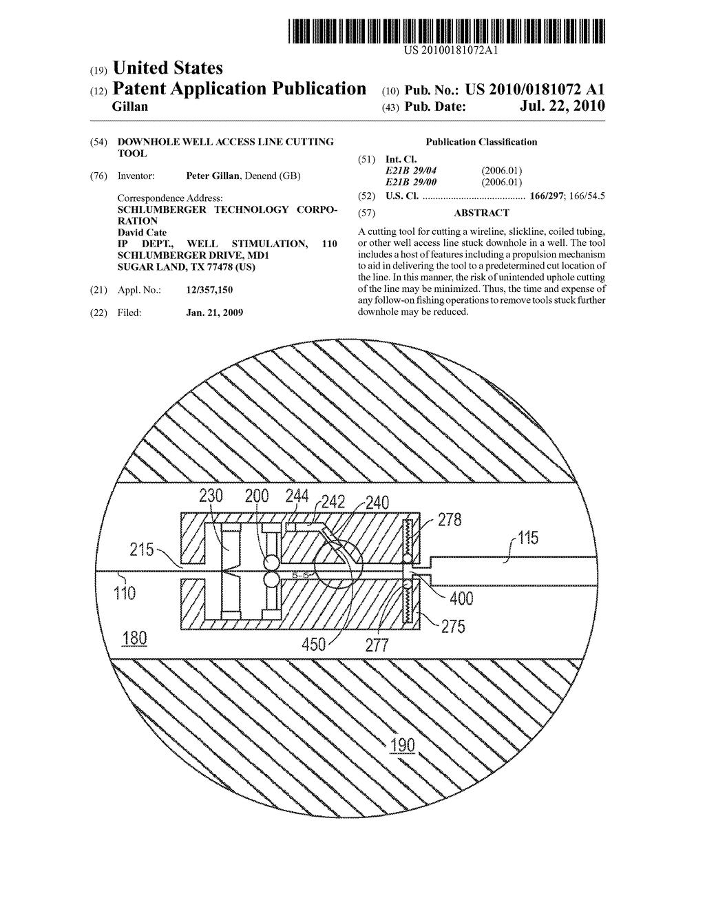 Downhole Well Access Line Cutting Tool - diagram, schematic, and image 01