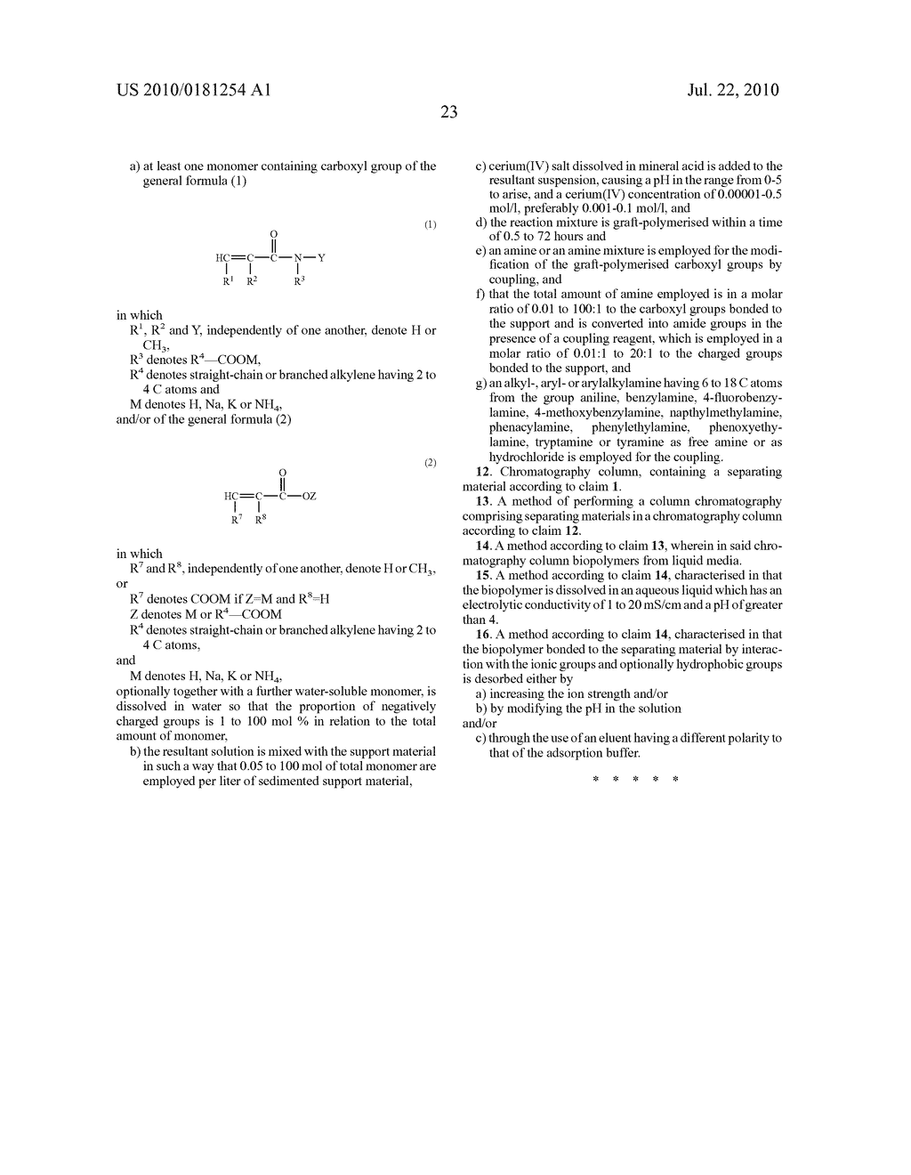 GRAFT COPOLYMER FOR CATION- EXCHANGE CHROMATOGRAPHY - diagram, schematic, and image 27