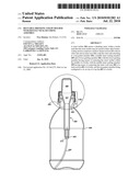 Reusable drinking straw holder with bottle neck securing assembly diagram and image