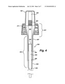 Reusable drinking straw holder with bottle neck securing assembly diagram and image