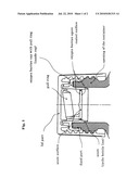 OXYGEN BARRIER CAP WITH PULLRING diagram and image