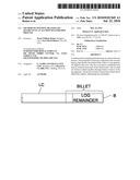 METHOD OF WELDING HEATED LOG SEGMENTS IN AN ALUMINUM EXTRUSION PROCESS diagram and image