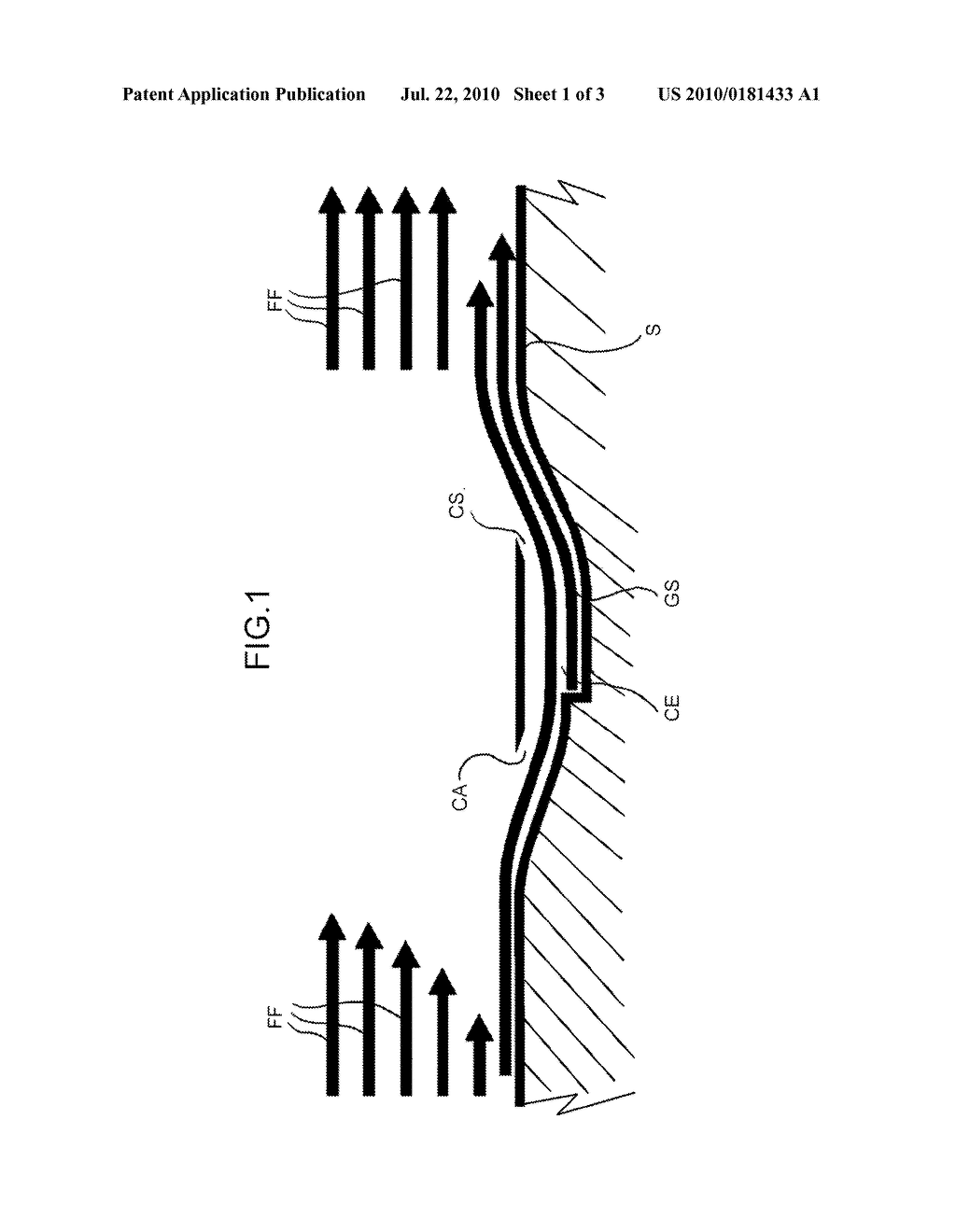 METHOD FOR INCREASING THE LIFT OF AERODYNAMIC SURFACES AND FOR REDUCING THE DRAG - diagram, schematic, and image 02
