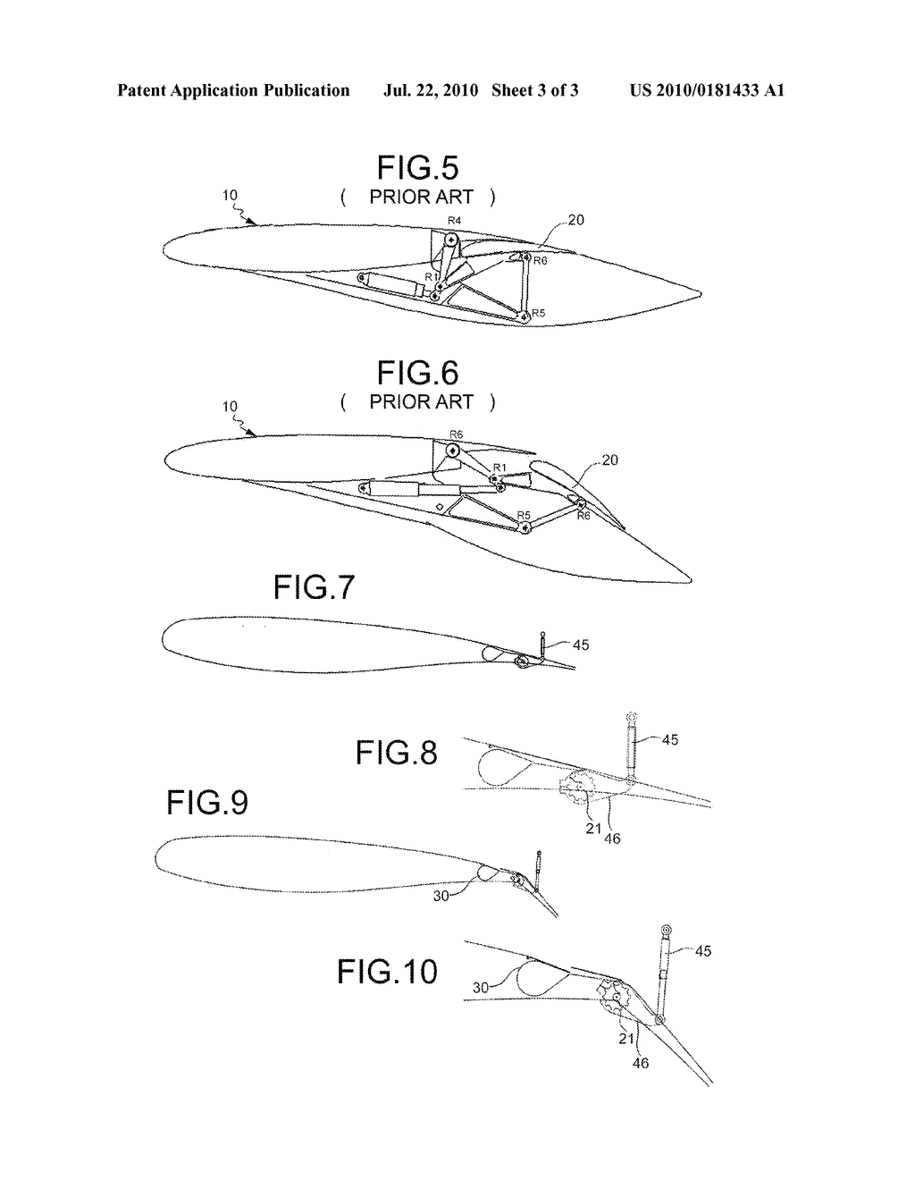 METHOD FOR INCREASING THE LIFT OF AERODYNAMIC SURFACES AND FOR REDUCING THE DRAG - diagram, schematic, and image 04