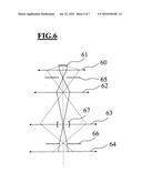 Phase contrast electron microscope diagram and image