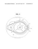 SAILBOAT WINCH WITH SELF-STORAGE OF WORKING LINE diagram and image