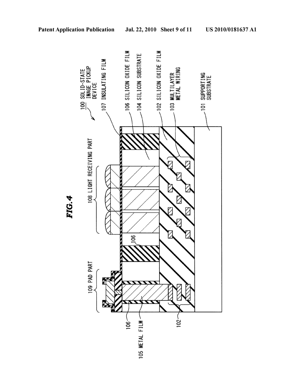 SOLID-STATE IMAGE PICKUP DEVICE AND METHOD OF MANUFACTURING THE SAME - diagram, schematic, and image 10