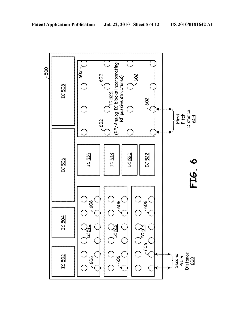 WAFER-LEVEL FLIP CHIP PACKAGE WITH RF PASSIVE ELEMENT/ PACKAGE SIGNAL CONNECTION OVERLAY - diagram, schematic, and image 06