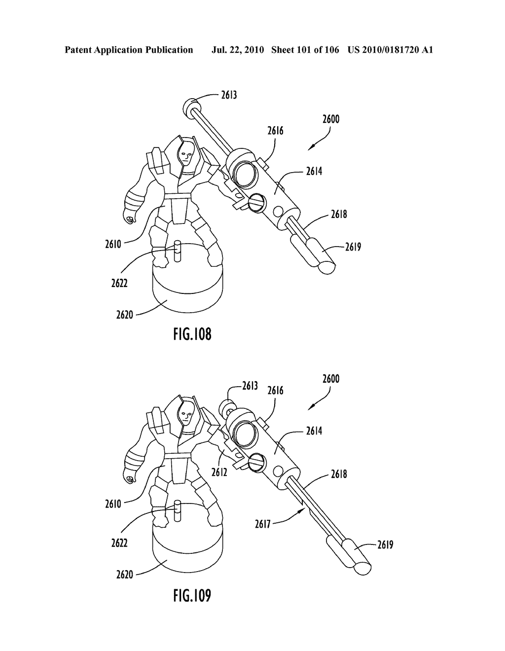 Action Figure Battle Game with Movement Mechanisms - diagram, schematic, and image 102